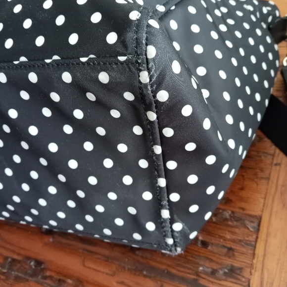 Kate Spade Black and White Nylon Blake Avenue Taden Tote/Baby Bag - Picture 6 of 15